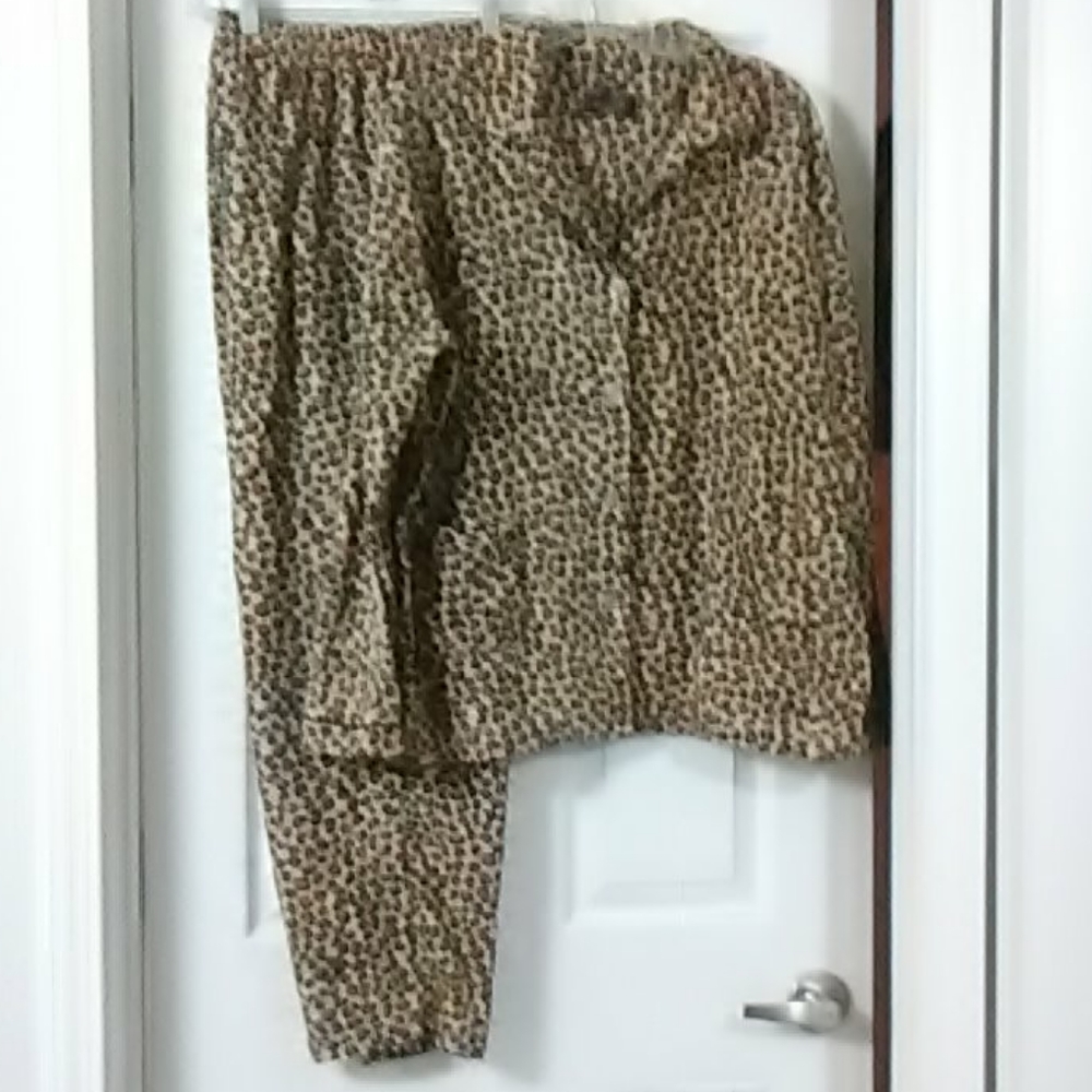 Angelina 2 piece exotic animal print pajamas